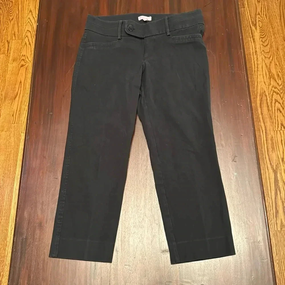 Lilly Pulitzer black stretchy black pants style 26667 size 10